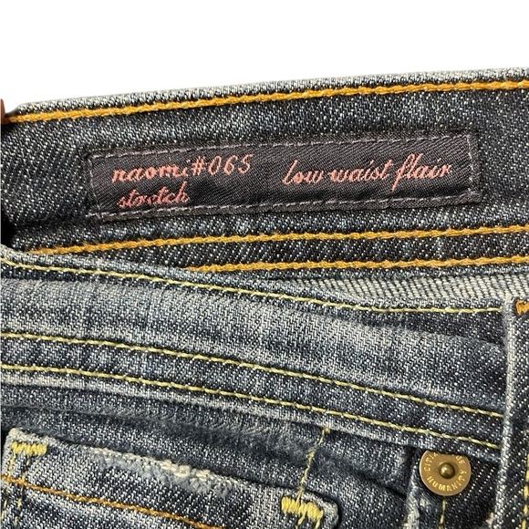 CITIZENS OF HUMANITY Naomi Low Waist Flair #065 Stretch Jeans Size 29 - Picture 12 of 12